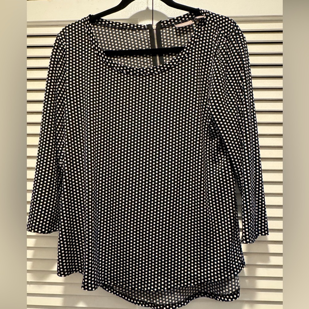 Chico’s polka dot blouse